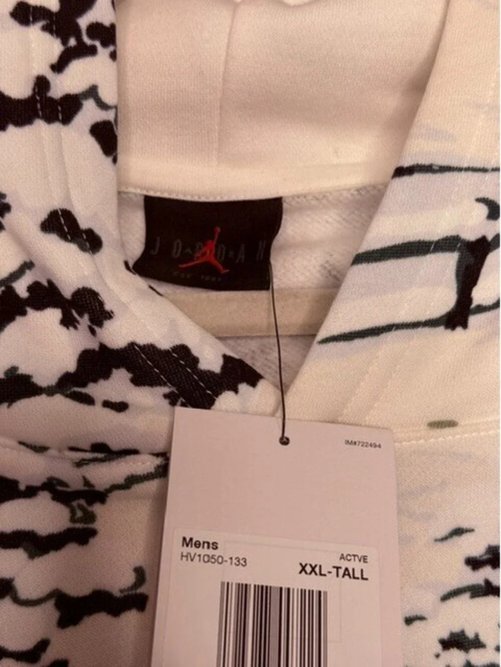 Jordan Mens XXL Tall Oversized Shirt Ski Snowboard All Over Print NWT $80